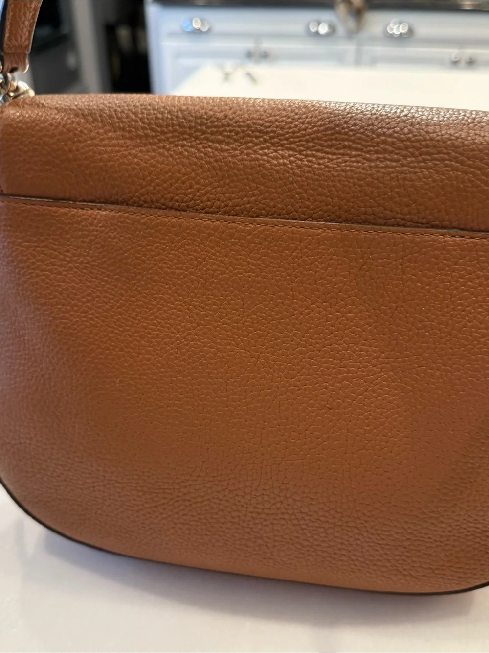 Kate Spade Leila Medium Flap Shoulder / Crossbody Bag Warm Gingerbread NWOT